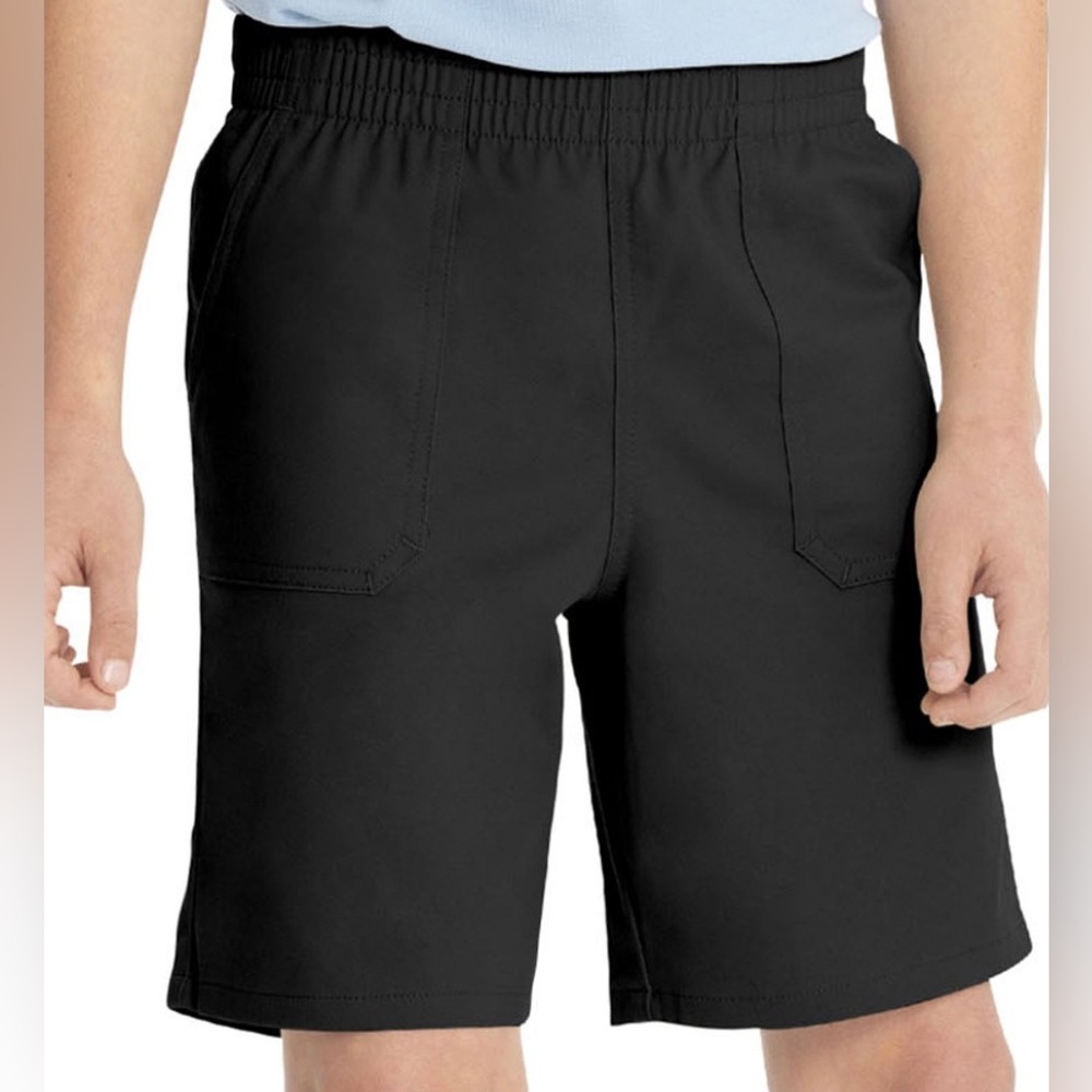 Real School Uniforms Adult Everybody Pull-On Shorts BLACK